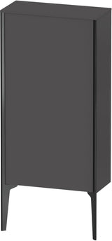 Duravit XViu Halbhochschrank 890 mm, rechts, graphit matt, mit Tip-on und Soft-Close