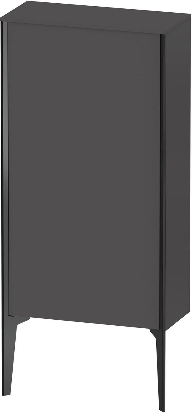 Duravit XViu Halbhochschrank 890 mm, rechts, graphit matt, mit Tip-on und Soft-Close