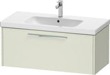 DURAVIT D-Code 2.0 Waschtischunterbau wandhängend 984 mm Weiß Hochglanz mit Auszug und Soft-Close