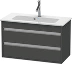 graphit matt / 2 Schubladen / anthrazit