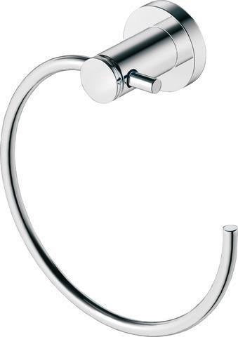 DURAVIT D-Code Handtuchring Chrom – Wandmontage, schwenkbar, 158 mm