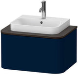 Duravit Waschtischunterbau Happy D.2 Plus 650 mm taupe supermatt mit Tip-On-Technik
