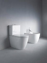 DURAVIT Stand-Bidet ME by Starck 600 mm Weiß Seidenmatt mit Hahnlochbank