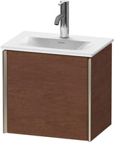 DURAVIT XViu Waschtischunterbau wandhängend 1 Tür Amerikanischer Nussbaum
