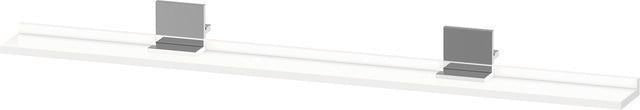 DURAVIT Sivida Spiegelablage 1280x115x35 mm – Chrom/Weiß Matt, inkl. Befestigungsmaterial