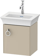 DURAVIT White Tulip Waschtischunterbau wandhängend 384 mm Nussbaum Taupe von Philippe Starck