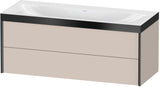 DURAVIT XViu c-bonded Waschtischunterbauset 1200 mm wandhängend mit 2 Schubkästen