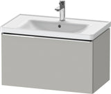 Duravit D-Neo Waschtischunterbau 784 mm Eiche Schwarz Matt mit 1 Auszug und Bronze-Griff