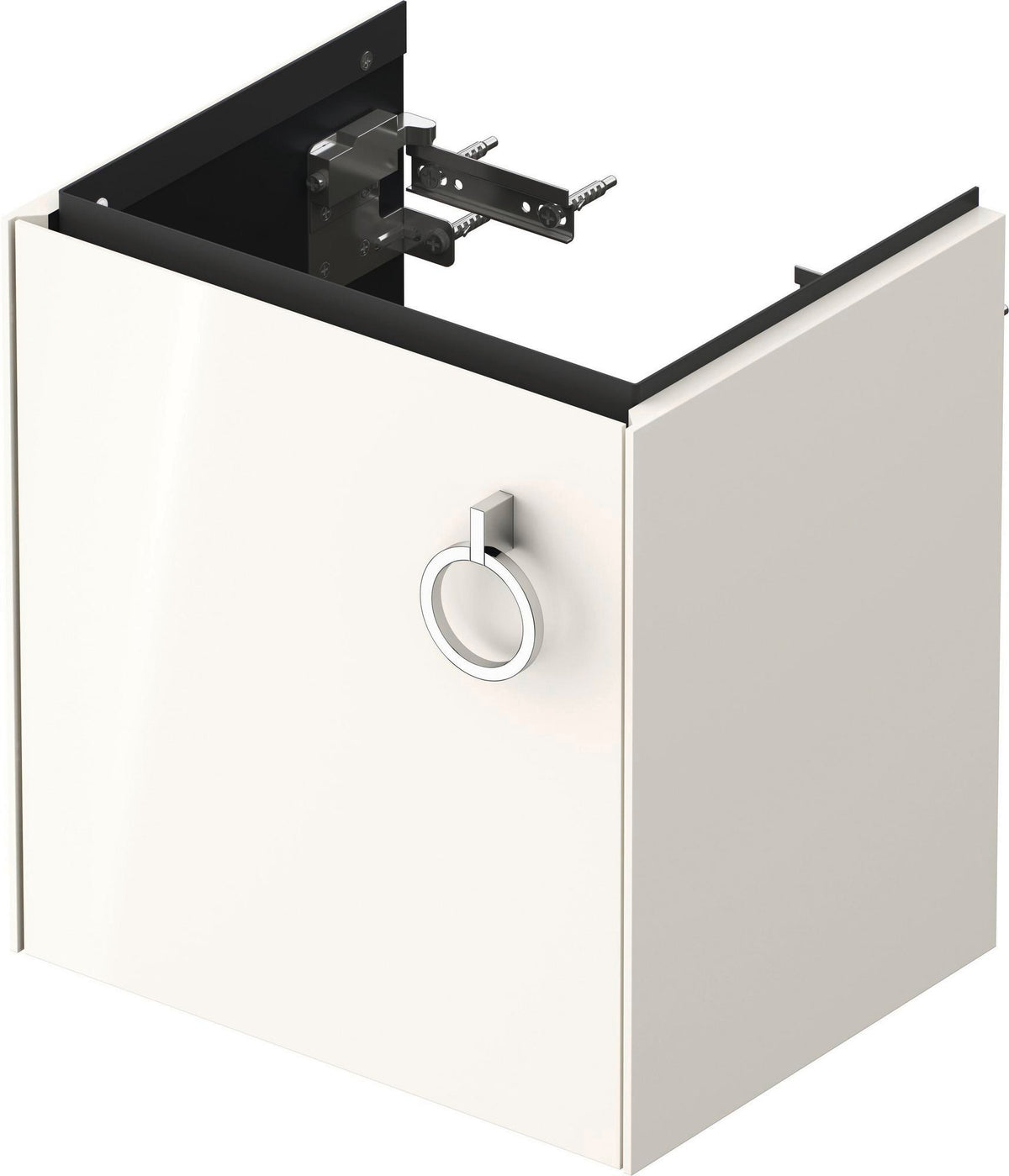 DURAVIT White Tulip Waschtischunterbau wandhängend 384 mm Nussbaum Taupe von Philippe Starck