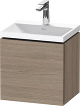 DURAVIT L-Cube c-shaped Waschtischset 450x350x480 mm Dolomiti Grau Hochglanz, 1 Tür, wandhängend