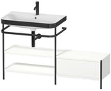 Duravit Happy D.2 Plus Waschtischunterbau 1400 mm mit Metallkonsole supermatt