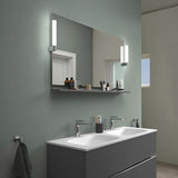 DURAVIT Sivida Spiegel 1250x650x36 mm mit LED, Dimmfunktion und Sensorschalter – Chrom/Weiß Matt