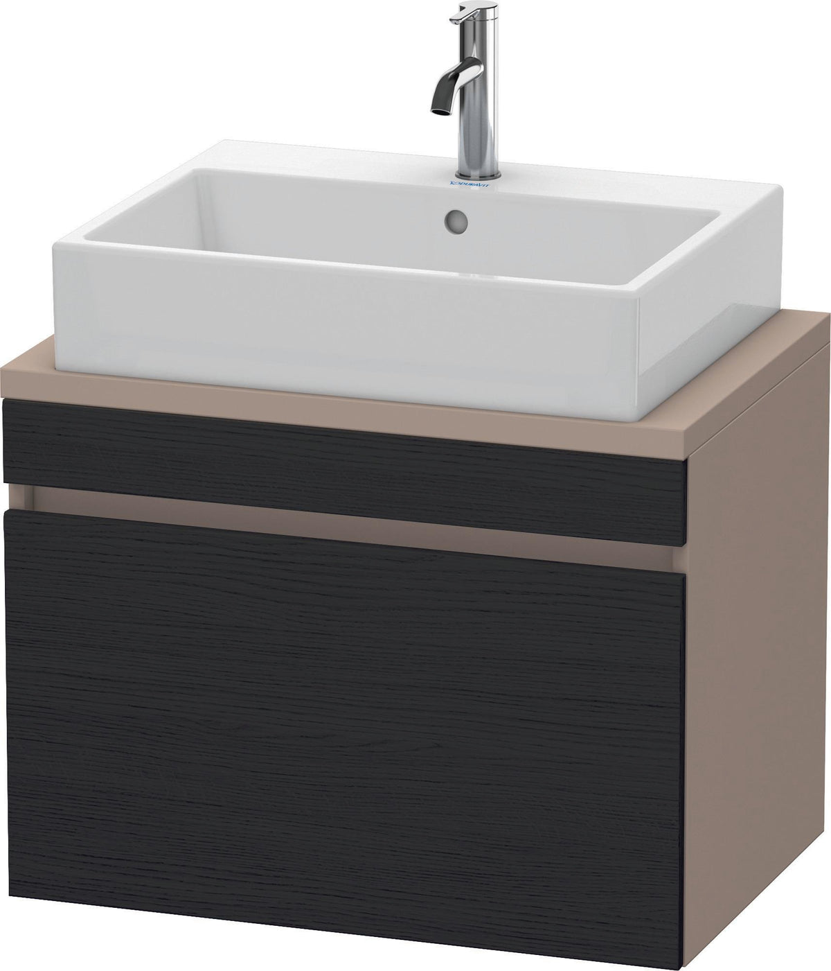DURAVIT DuraStyle Konsolenunterschrank 700 mm betongrau matt mit Soft-Close-Auszug