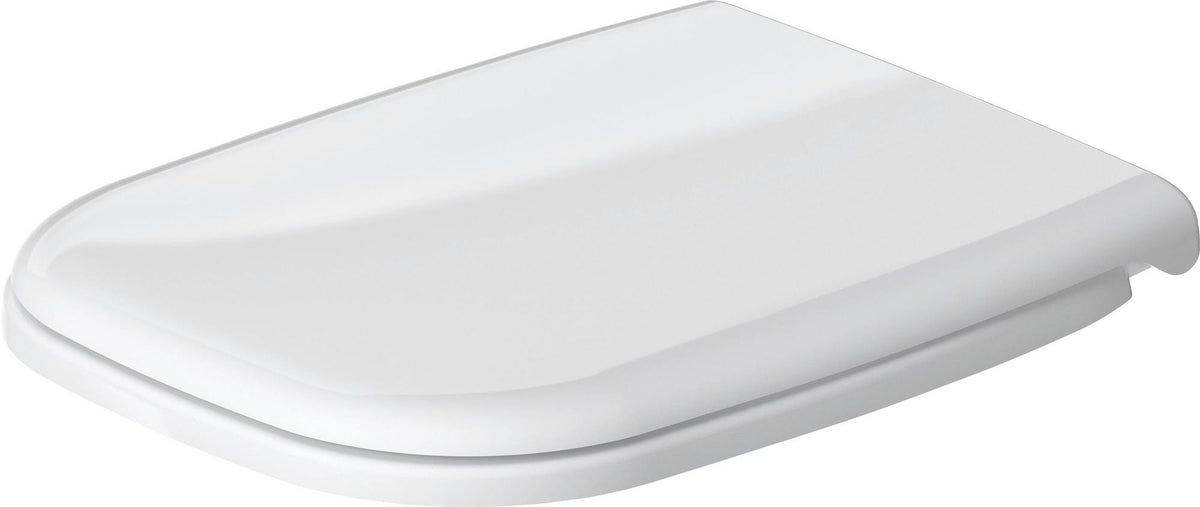 DURAVIT WC-Sitz D-Code Compact ohne SoftClose, Edelstahl-Scharniere, weiß