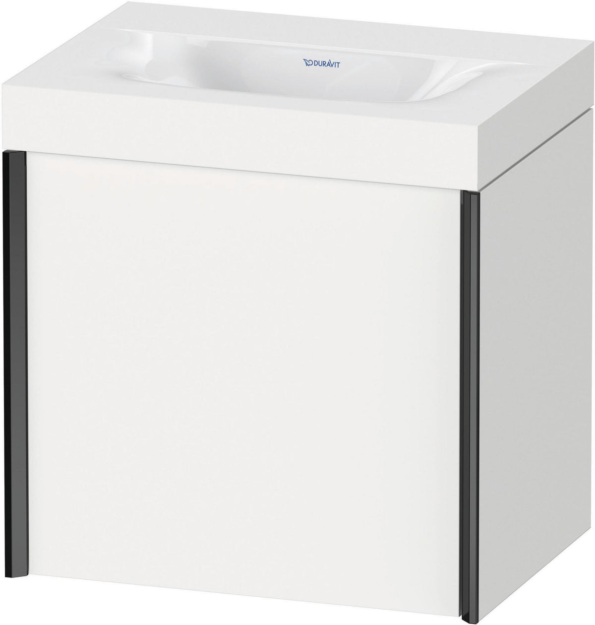 DURAVIT XViu c-bonded Waschtischset wandhängend 450 mm weiß mit Siphon und 1 Tür