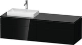 Duravit L-Cube Waschtischunterbau 1620 mm dolomiti grey hochglanz mit Tip-On-Technik