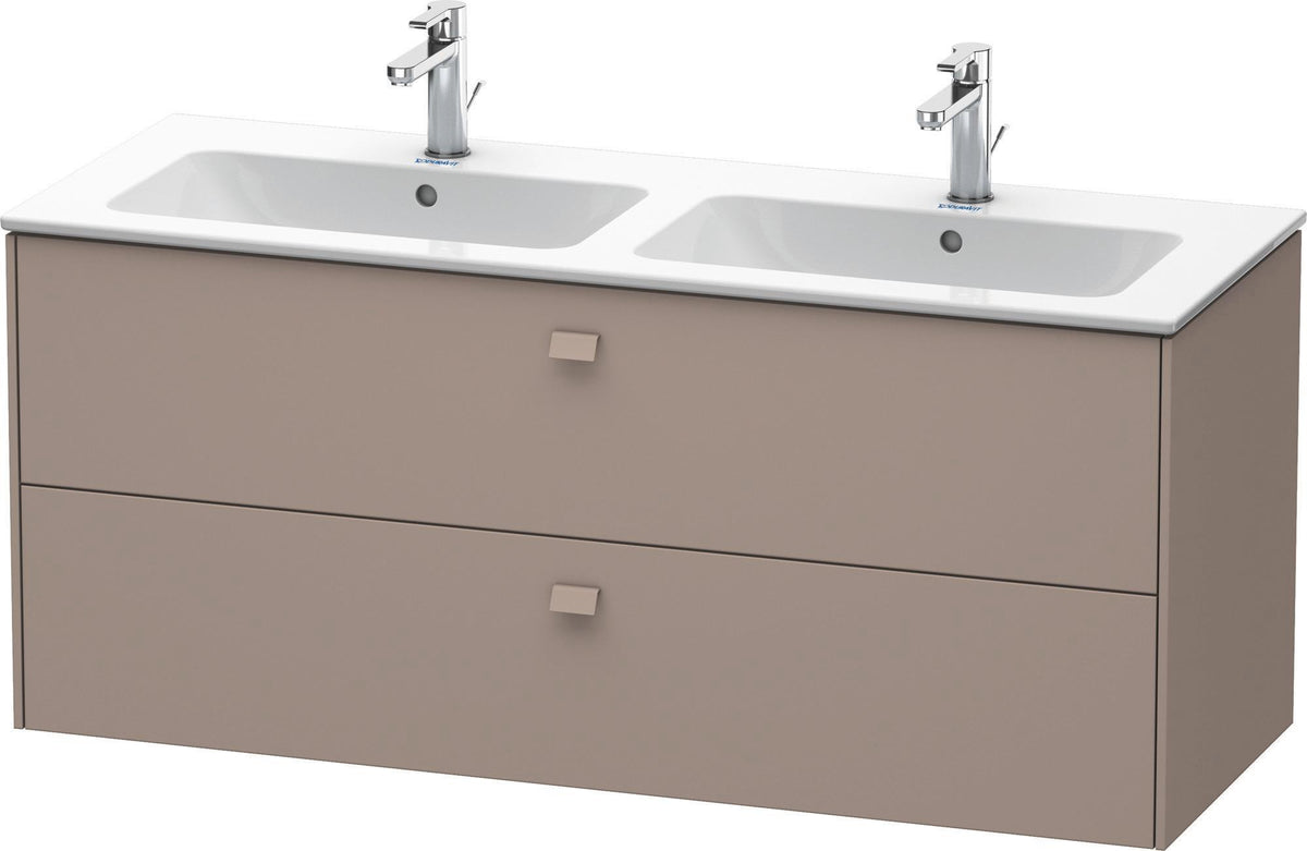 DURAVIT Brioso Waschtischunterbau 2 Schubkästen 1290 mm Betongrau Matt