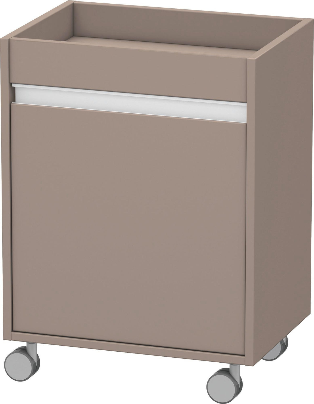DURAVIT Rollcontainer Ketho 360x500x670mm, 1 Tür, Anschlag links, weiß matt