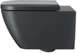 DURAVIT WC-Sitz Happy D.2 Anthrazit matt mit Absenkautomatik und Edelstahl-Scharnieren