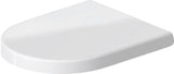 DURAVIT WC-Sitz Darling New weiß mit Absenkautomatik und Edelstahl-Scharnieren