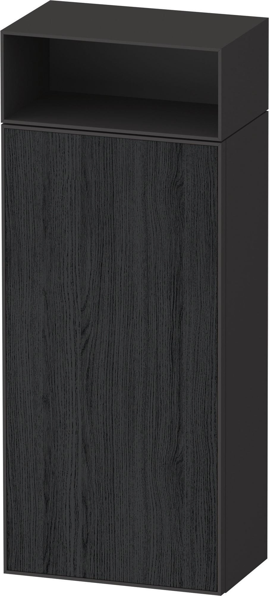 Duravit Zencha Halbhochschrank 961x400x240mm Eiche Anthrazit Matt mit Tip-on Technik