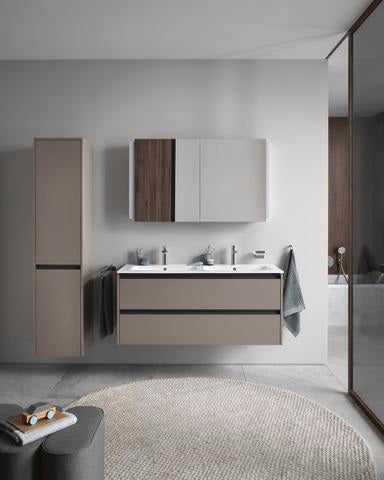 DURAVIT Spiegelschrank Ketho.2 800 mm mit LED-Beleuchtung, 2 Türen und Soft-Close