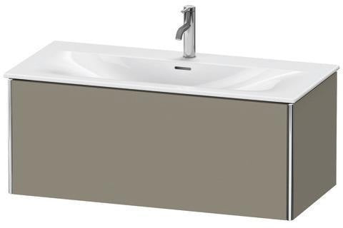 Duravit Waschtischunterbau XSquare 1010 mm weiß matt mit Auszug und Tip-On-Technik