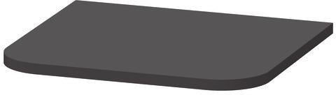 Duravit Abdeckplatte Happy D.2+ Taupe 403x364x16 mm mit Befestigungsmaterial