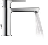 DURAVIT B.2 Einhebel-Waschtischmischer mit Zugstange, Chrom – 138,5 mm Ausladung