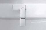 DURAVIT Manhattan Einhebel-Waschtischmischer, 129 mm Ausladung, Chrom – mit Kaltstart-Funktion