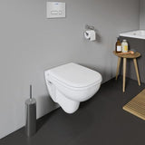 DURAVIT WC-Sitz D-Code Compact ohne SoftClose, Edelstahl-Scharniere, weiß