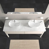 DURAVIT Luv Waschtischunterbau bodenstehend 1733 mm, 2 Auszüge, Weiß Seidenmatt, Tip-On