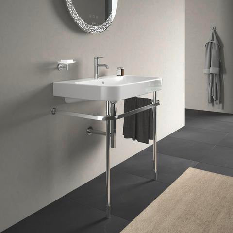 Duravit DU Design Siphon Schwarz Matt – Flaschensiphon Universal mit Rosette