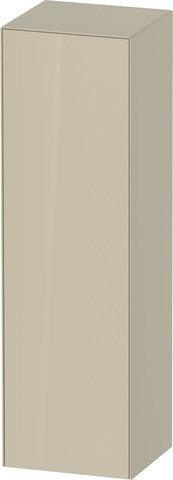 Duravit White Tulip Halbhochschrank 1320 mm, 1 Tür, Nussbaum/Taupe, Soft-Close, von Philippe Starck