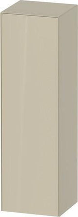 Duravit White Tulip Halbhochschrank 1320 mm, 1 Tür, Nussbaum/Taupe, Soft-Close, von Philippe Starck