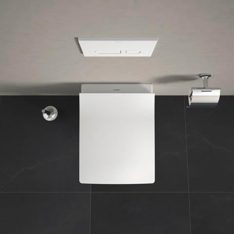 DURAVIT WC-Sitz Design Classics Viu Comp. Weiß mit Edelstahl-Scharnieren, ohne Absenkautomatik