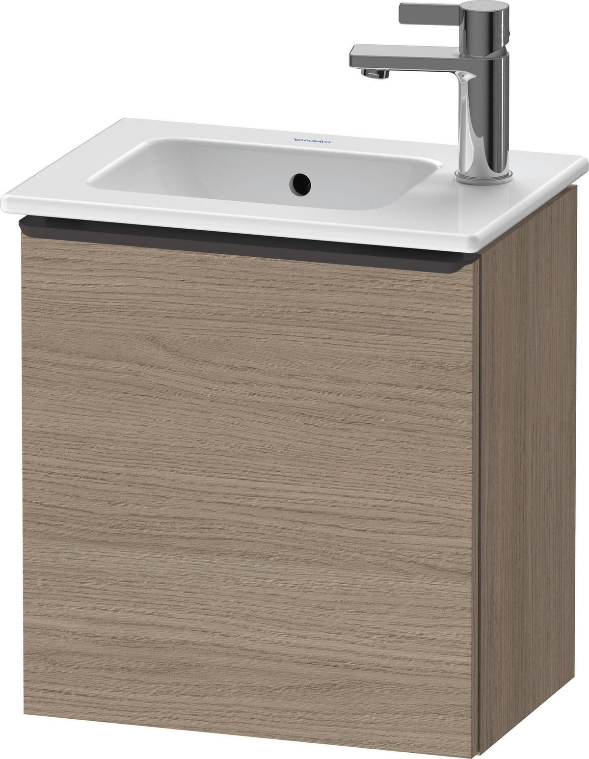 DURAVIT D-Neo Waschtischunterbau Eiche Terra Matt 410 mm wandhängend mit 1 Tür