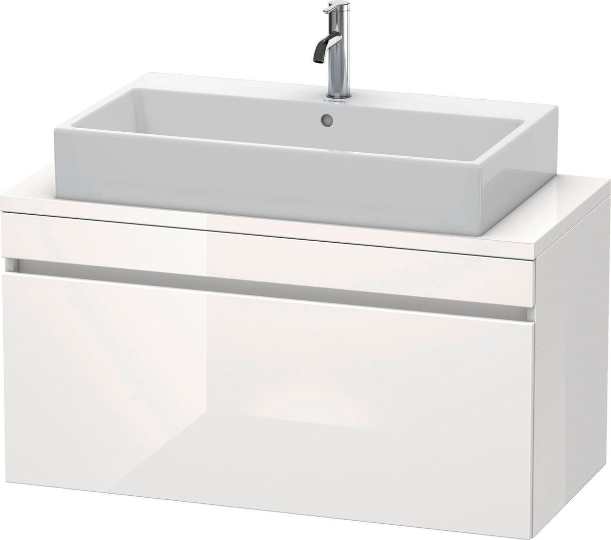 Duravit DuraStyle Konsolenunterschrank 1000 mm Eiche Terra/Weiß Matt mit 1 Auszug