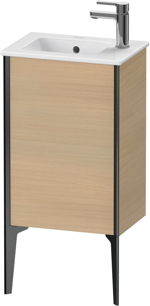 DURAVIT XViu Waschtischunterbau bodenstehend, 1 Tür, mediterrane Eiche, 594 mm