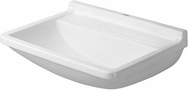 DURAVIT Waschtisch Starck 3 Med 500 mm ohne Überlauf, mit Hahnlochbank, weiß