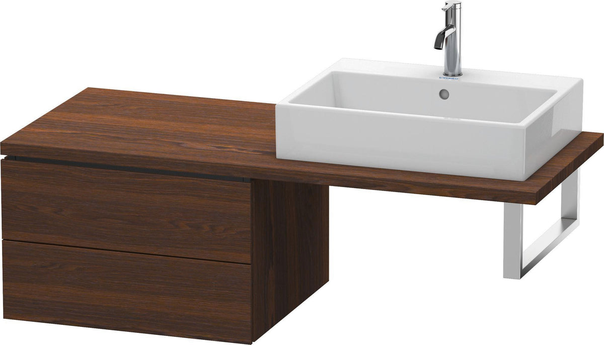 Duravit L-Cube Konsolenunterschrank 620 mm Weiß Matt mit 2 Schubkästen und Tip-on-Technik