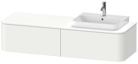Duravit Waschtischunterbau Happy D.2 Plus 1600 mm taupe supermatt mit Innenbeleuchtung
