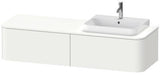 Duravit Waschtischunterbau Happy D.2 Plus 1600 mm taupe supermatt mit Innenbeleuchtung