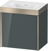 DURAVIT XViu Waschtischunterbau 1 Tür 460x450x330 mm champagner matt / dolomiti grey