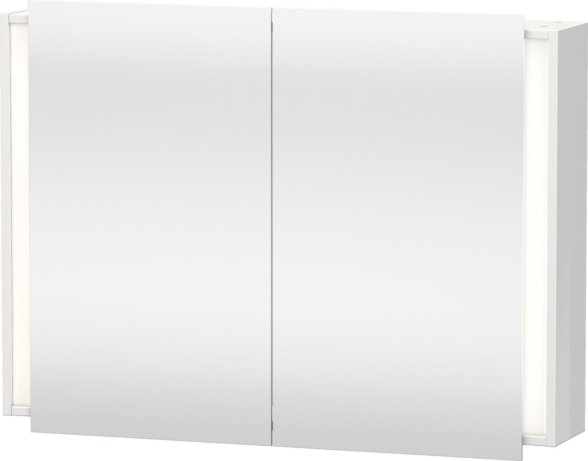 Duravit Ketho Spiegelschrank 1000 mm weiß matt – LED, Sensorschalter, 2 Türen