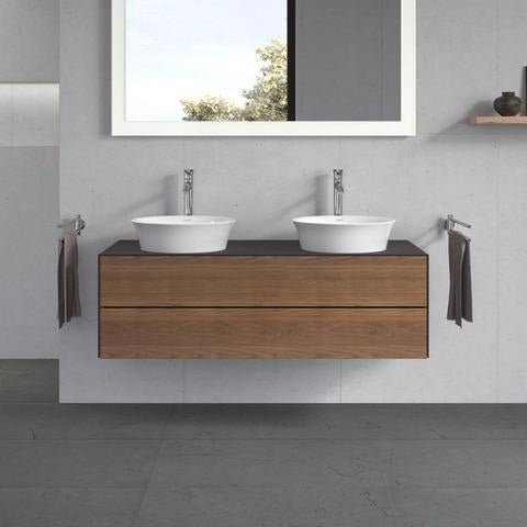 DURAVIT White Tulip Konsolenwaschtischunterbau 1300 mm, 2 Schubkästen, weiß seidenmatt, wandhängend