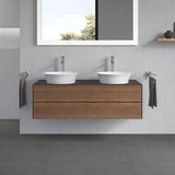 DURAVIT White Tulip Konsolenwaschtischunterbau 1300 mm, 2 Schubkästen, weiß seidenmatt, wandhängend