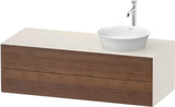 Duravit White Tulip Waschtischunterbau 1300 mm Nordic Weiß Seidenmatt mit Tip-On-Technik