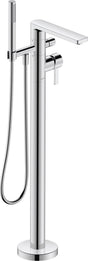 Duravit D-Neo Einhebel-Wannenmischer bodenstehend mit Keramikmischsystem in Chrom