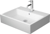 DURAVIT Waschtisch Vero Air 600 mm mit Überlauf, 1 Hahnloch, weiß – Wandmontage